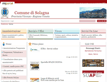 Tablet Screenshot of comune.solagna.vi.it